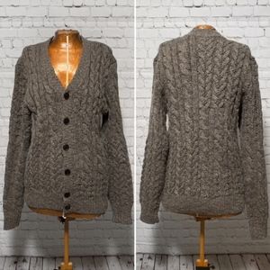 All Saints Cable Knit Boyfriend Cardigan